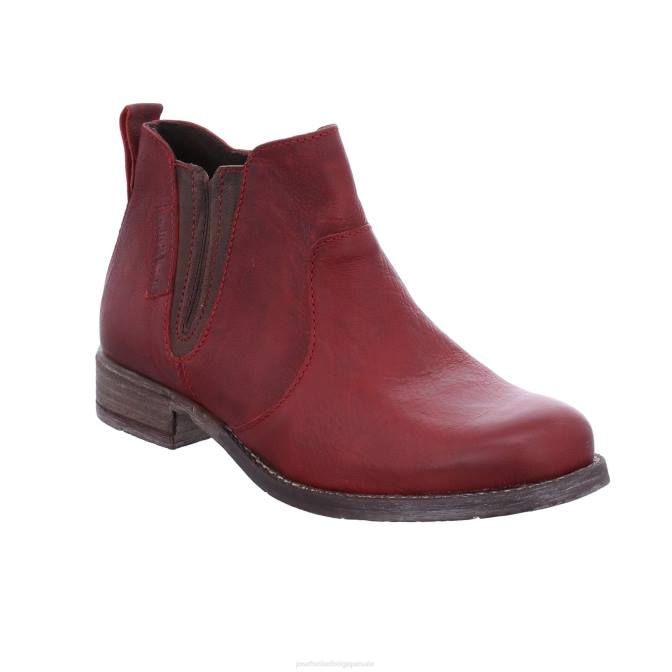 femmes Josef Seibel terre de sienne 45 bottes rouge J4DB233