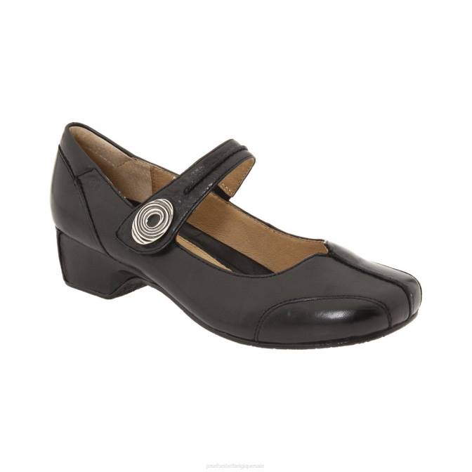 femmes Josef Seibel cara chaussures à enfiler noir J4DB193