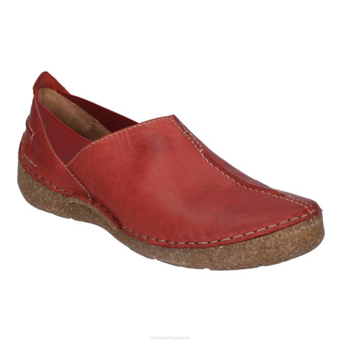 femmes Josef Seibel fergey 69 chaussures à enfiler rouge J4DB195
