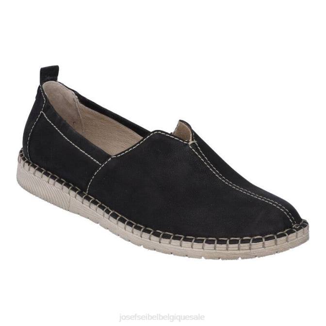 femmes Josef Seibel sosie 38 chaussures à enfiler noir J4DB192