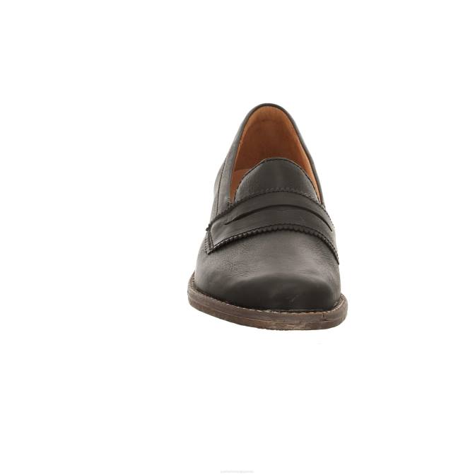 femmes Josef Seibel terre de sienne 96 chaussures à enfiler noir J4DB173