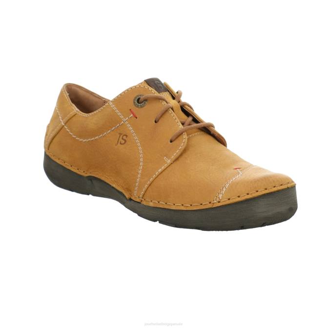 femmes Josef Seibel fergey 20 chaussures à lacets Safran J4DB21