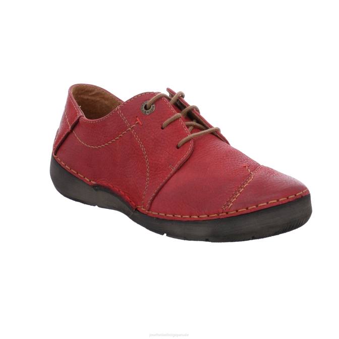 femmes Josef Seibel fergey 20 chaussures à lacets rouge J4DB23