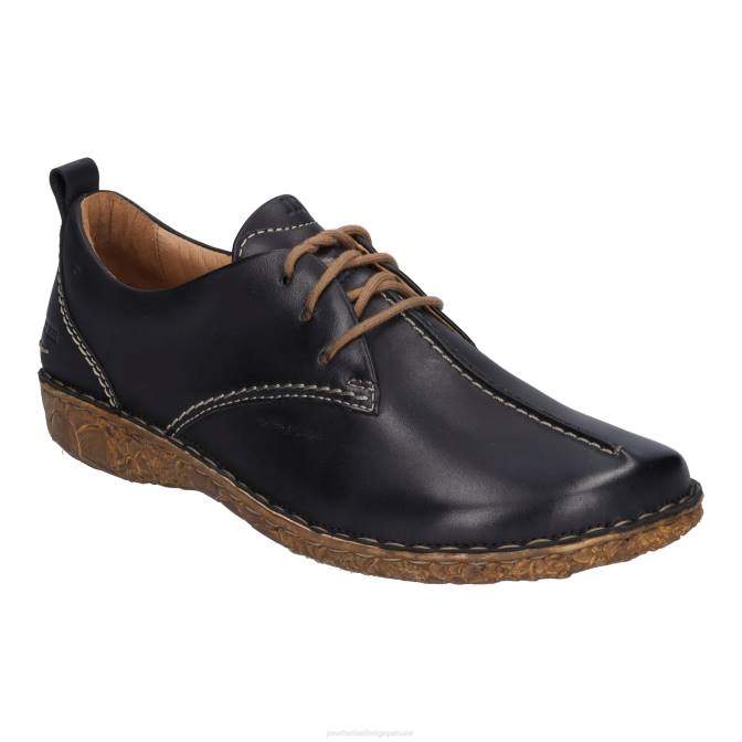 femmes Josef Seibel rosalie 50 chaussures à lacets noir J4DB168