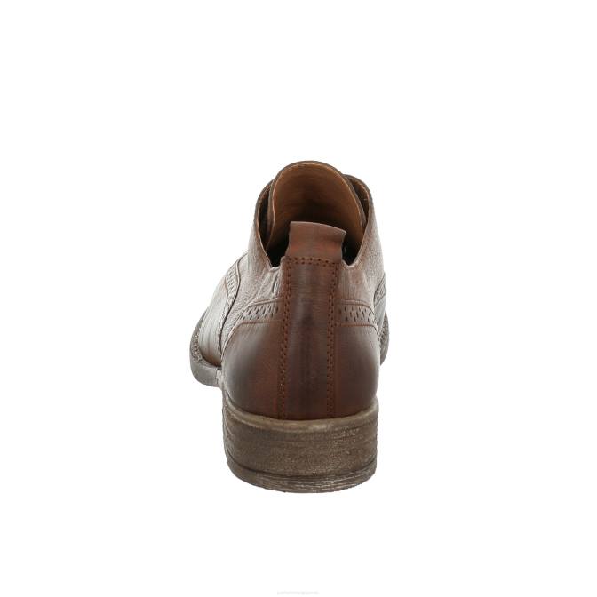 femmes Josef Seibel terre de sienne 73 chaussures à lacets noir J4DB183