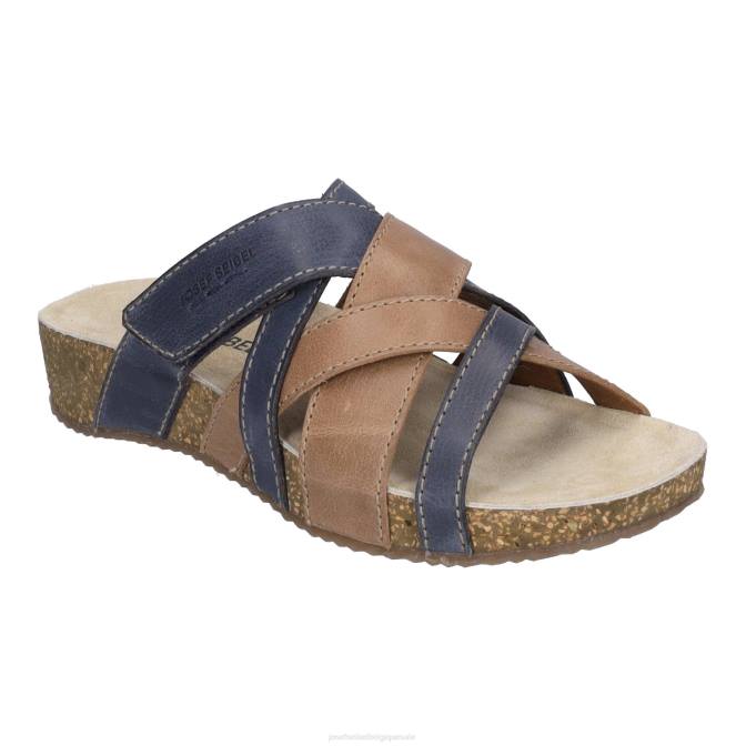 femmes Josef Seibel Tonga 74 des sandales jeans J4DB104