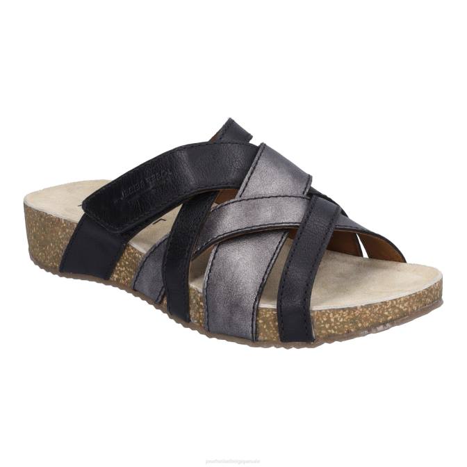 femmes Josef Seibel Tonga 74 des sandales noir J4DB103