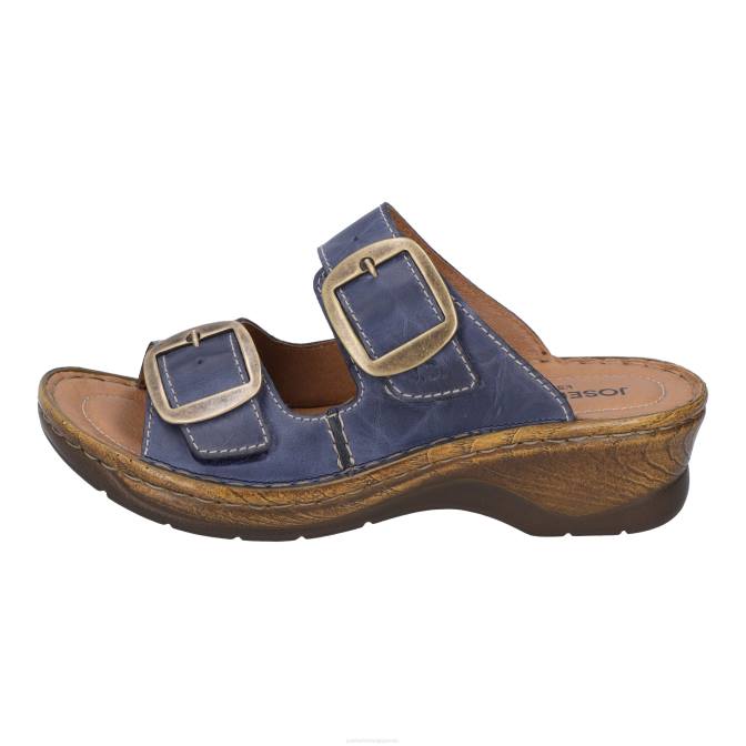 femmes Josef Seibel catalogne 76 des sandales bleu foncé J4DB94