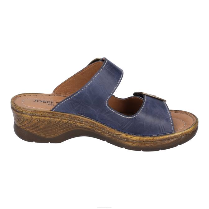 femmes Josef Seibel catalogne 76 des sandales bleu foncé J4DB94