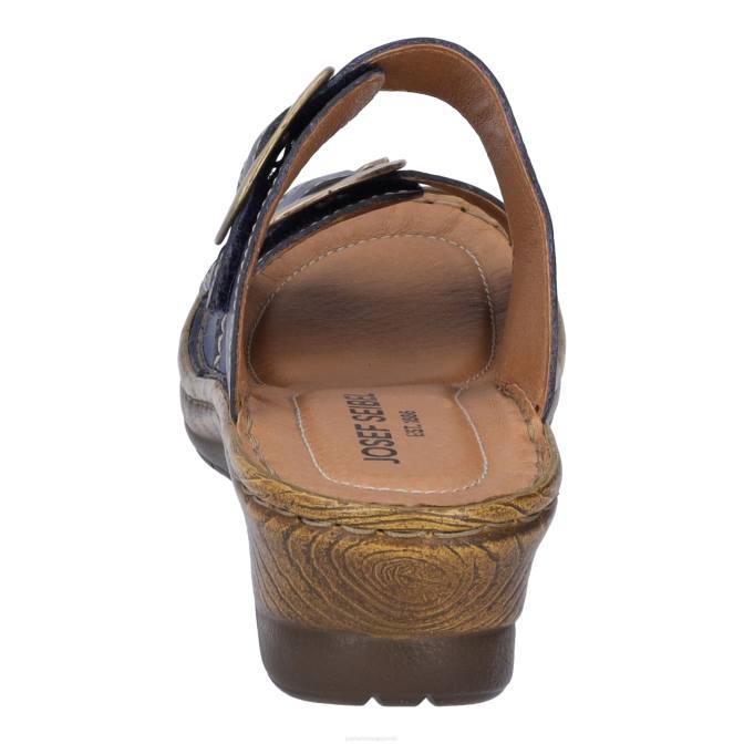 femmes Josef Seibel catalogne 76 des sandales bleu foncé J4DB94