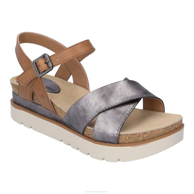 femmes Josef Seibel clé 10 des sandales anthracite J4DB127