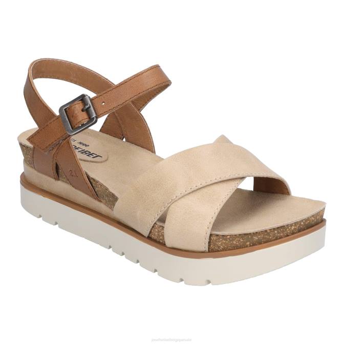 femmes Josef Seibel clé 10 des sandales crème J4DB128