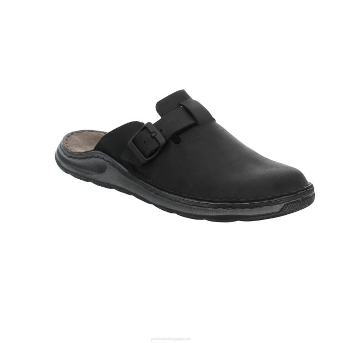 Hommes Josef Seibel franc-tireur 10 chaussons noir J4DB317