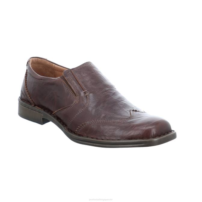 Hommes Josef Seibel douglas chaussures à enfiler marone J4DB312