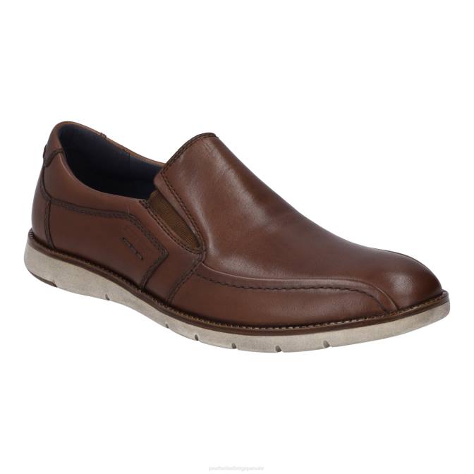 Hommes Josef Seibel tyler 38 chaussures à enfiler Cognac J4DB294