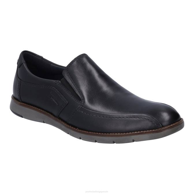 Hommes Josef Seibel tyler 38 chaussures à enfiler noir J4DB295