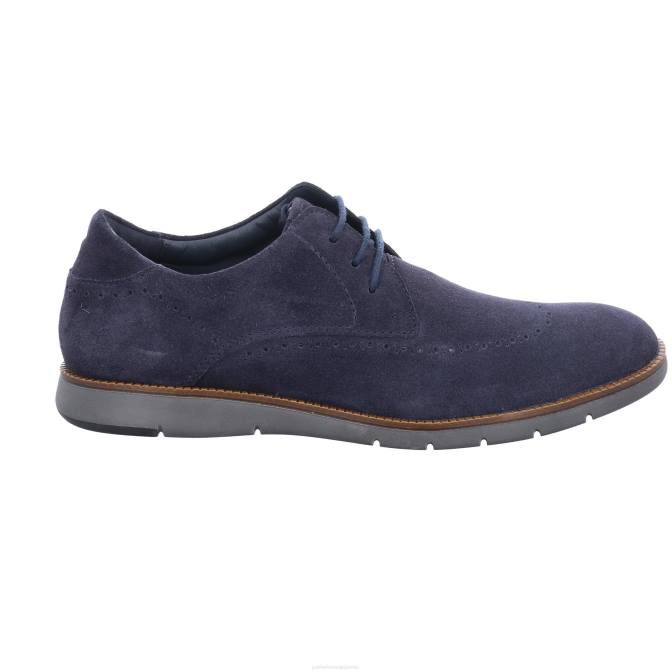 Hommes Josef Seibel Tyler 33 chaussures à lacets suède graphite J4DB337