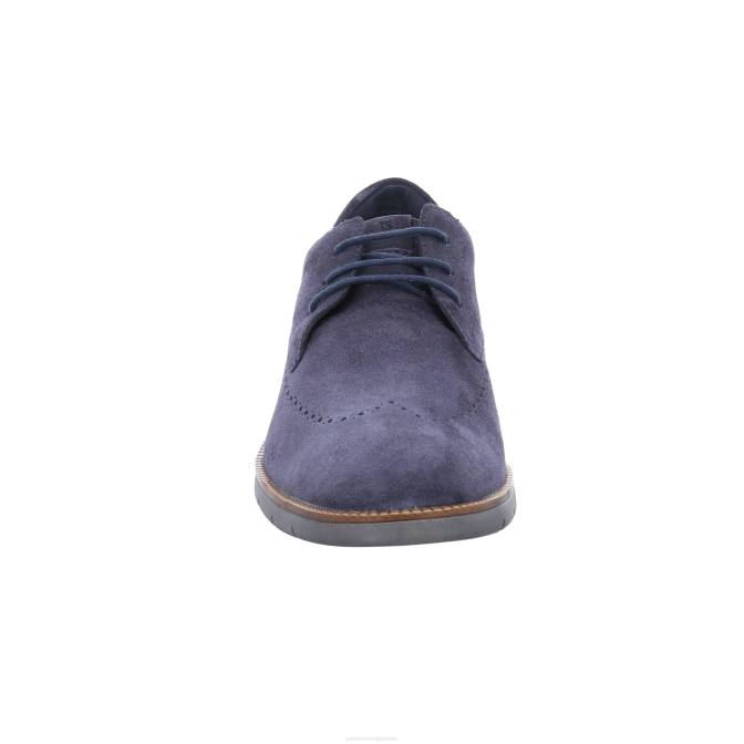 Hommes Josef Seibel Tyler 33 chaussures à lacets suède graphite J4DB337