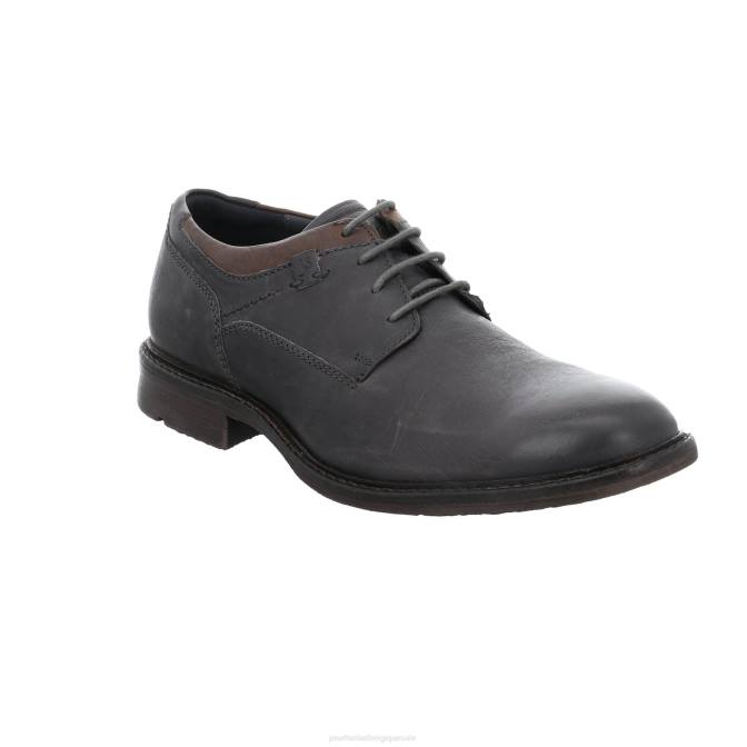 Hommes Josef Seibel comte 05 chaussures à lacets graphite J4DB283