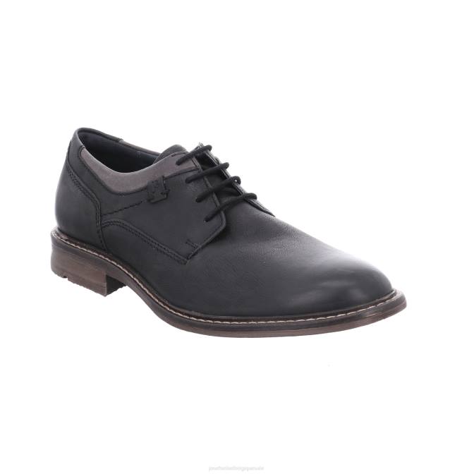 Hommes Josef Seibel comte 05 chaussures à lacets noir J4DB284