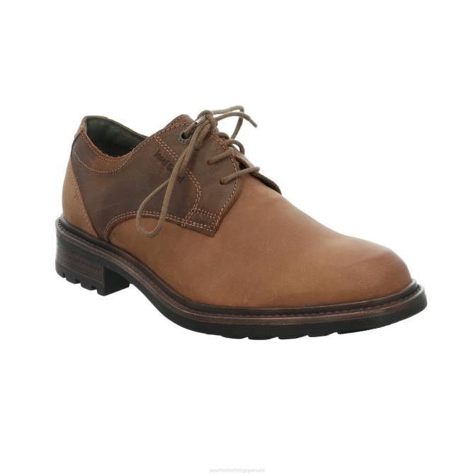 Hommes Josef Seibel oscar 05 chaussures à lacets castagne J4DB328