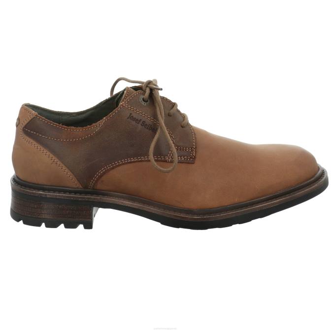 Hommes Josef Seibel oscar 05 chaussures à lacets castagne J4DB328