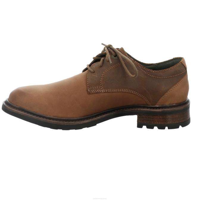 Hommes Josef Seibel oscar 05 chaussures à lacets castagne J4DB328
