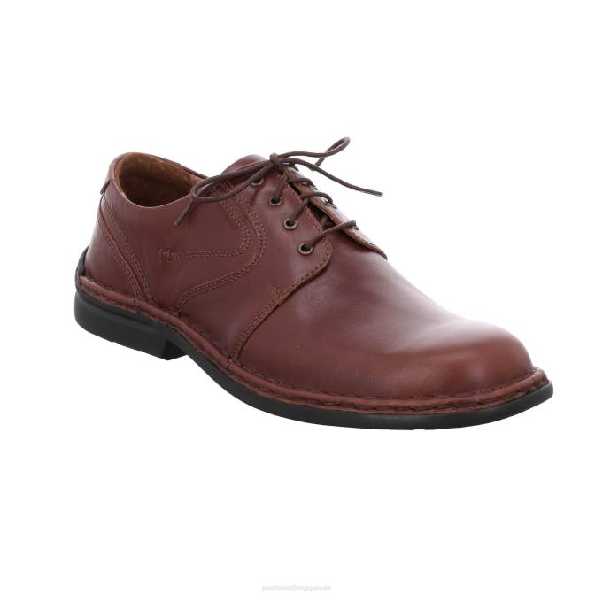 Hommes Josef Seibel valet chaussures à lacets Brandy J4DB291
