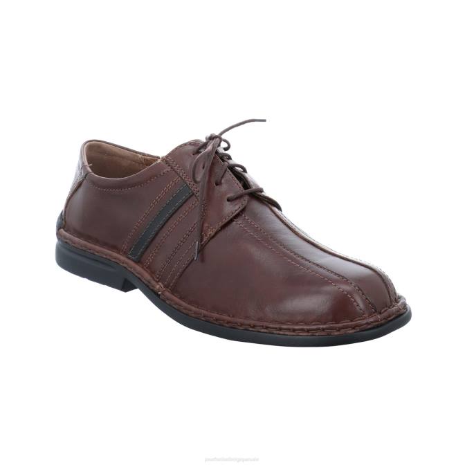 Hommes Josef Seibel vigo 02 chaussures à lacets marone J4DB289