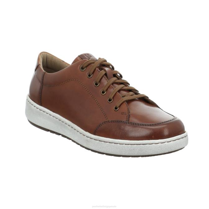 Hommes Josef Seibel David 03 chaussures de gym Cognac J4DB296
