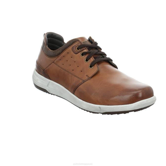 Hommes Josef Seibel Henri 13 chaussures de gym Cognac J4DB303