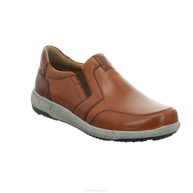 Hommes Josef Seibel Henri 18 chaussures de gym Cognac J4DB305