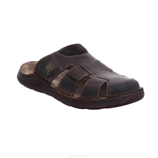 Hommes Josef Seibel franc-tireur 02 des sandales moka J4DB370