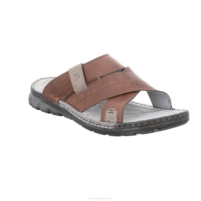 Hommes Josef Seibel jean 04 des sandales castagne J4DB372